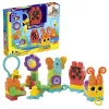 Building set MEGA BLOKS Move 'n Groove Caterpillar by MATTEL — 30 pieces, plastic, multicolour, age 1+