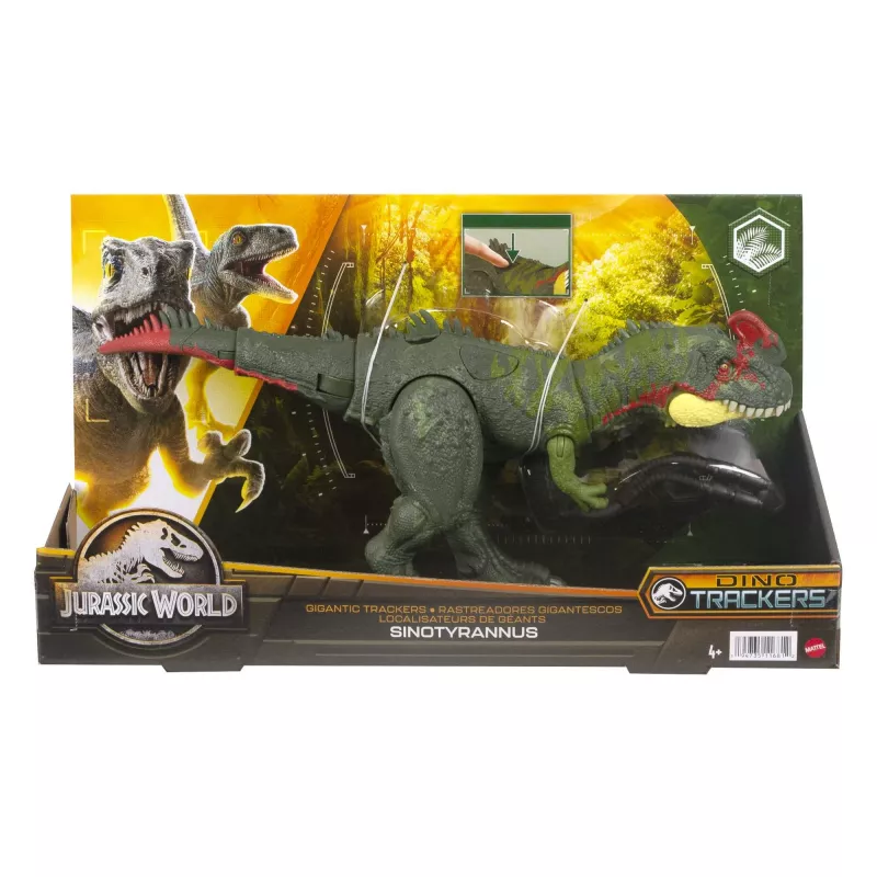 Jurassic World GIGANTIC TRACKERS Sinotyrannus Green Red Plastic 4+