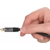 Digital optical audio cable WENTRONIC Goobay 65305 TOSLINK to TOSLINK 2 m, copper, gold-plated contacts, black/silver
