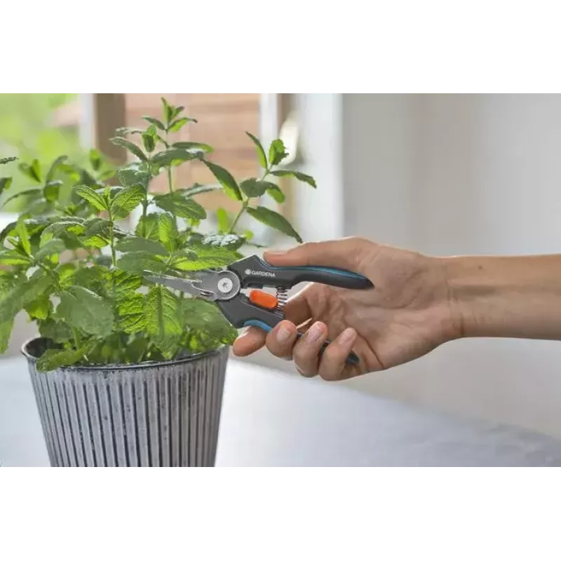 Pruning Shears Gardena GripCut 12213-20 Plastic Handle Black Green Stainless Steel Blade