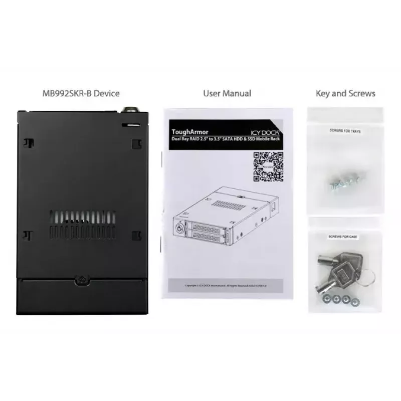 Storage Enclosure Icy Dock ToughArmor MB992SKR-B