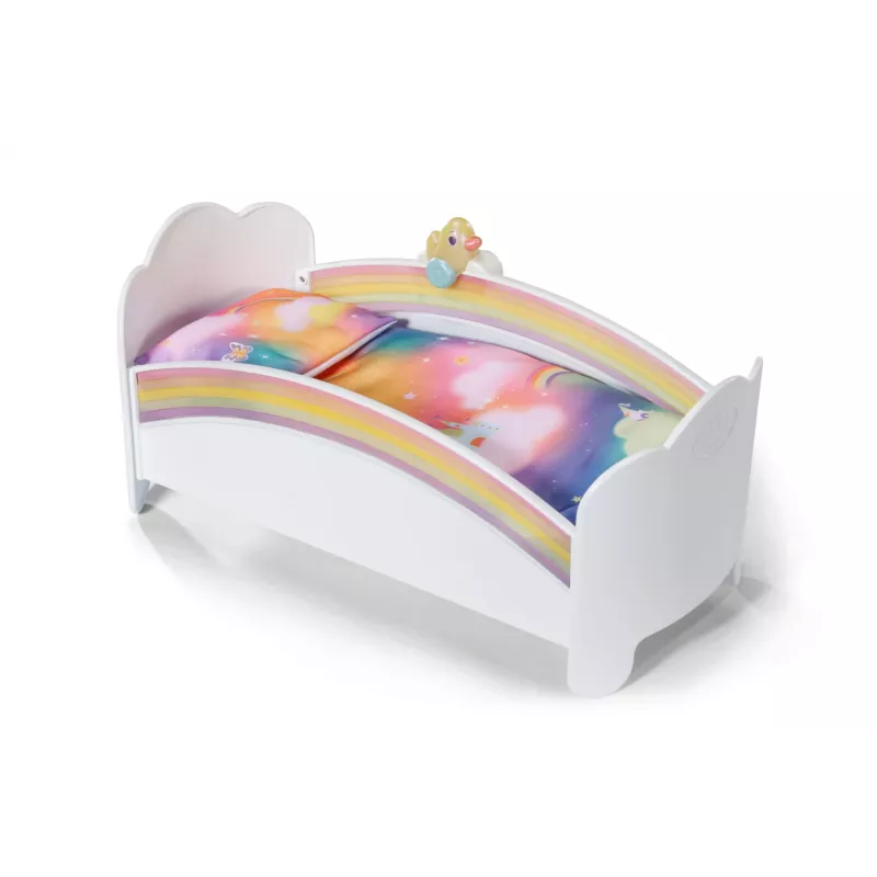 Doll bed ZAPF creation BABY born Rainbow Bed 835999 for 43 cm dolls