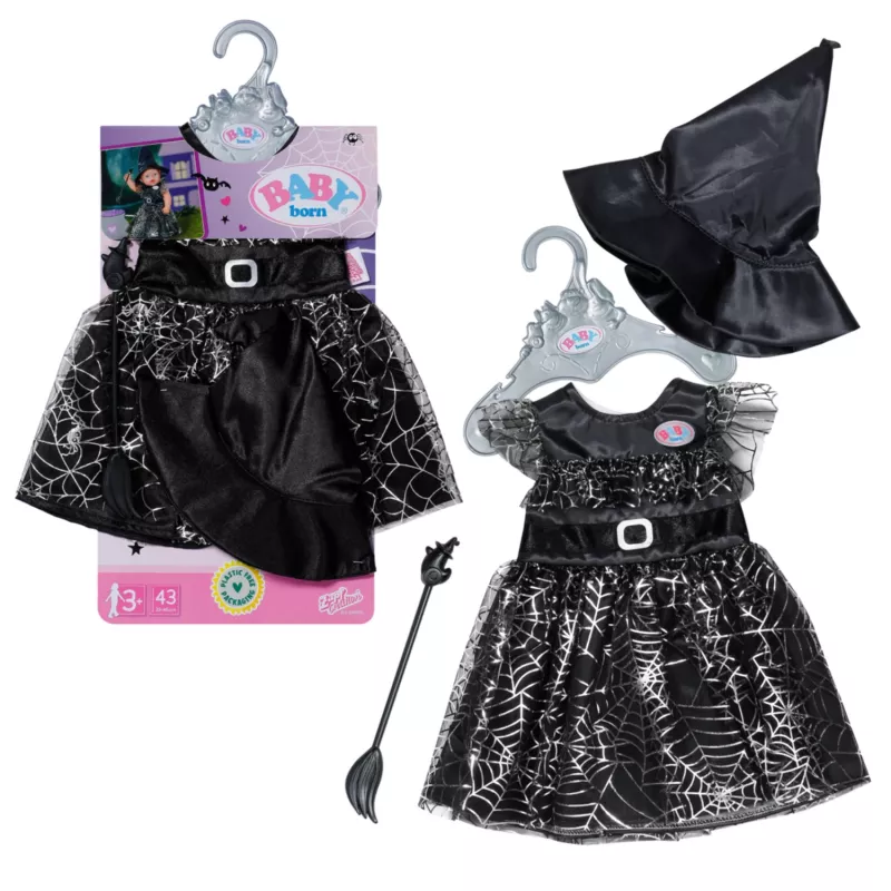 BABY born Witch 43cm, Doll costume, 3 yr(s)