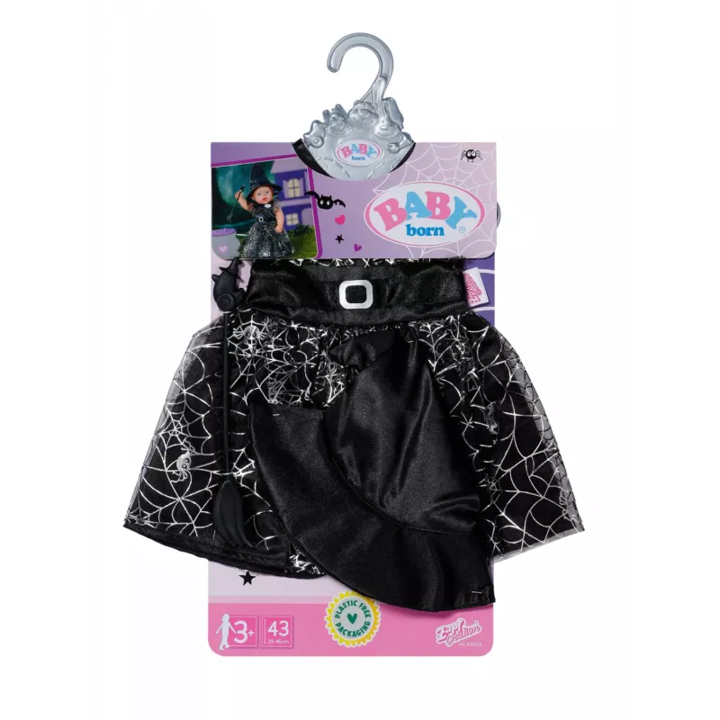 BABY born Witch 43cm, Doll costume, 3 yr(s)