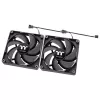 THERMALTAKE PC Cooling Fan - CT140 - 14cm - Black - 2 Pack
