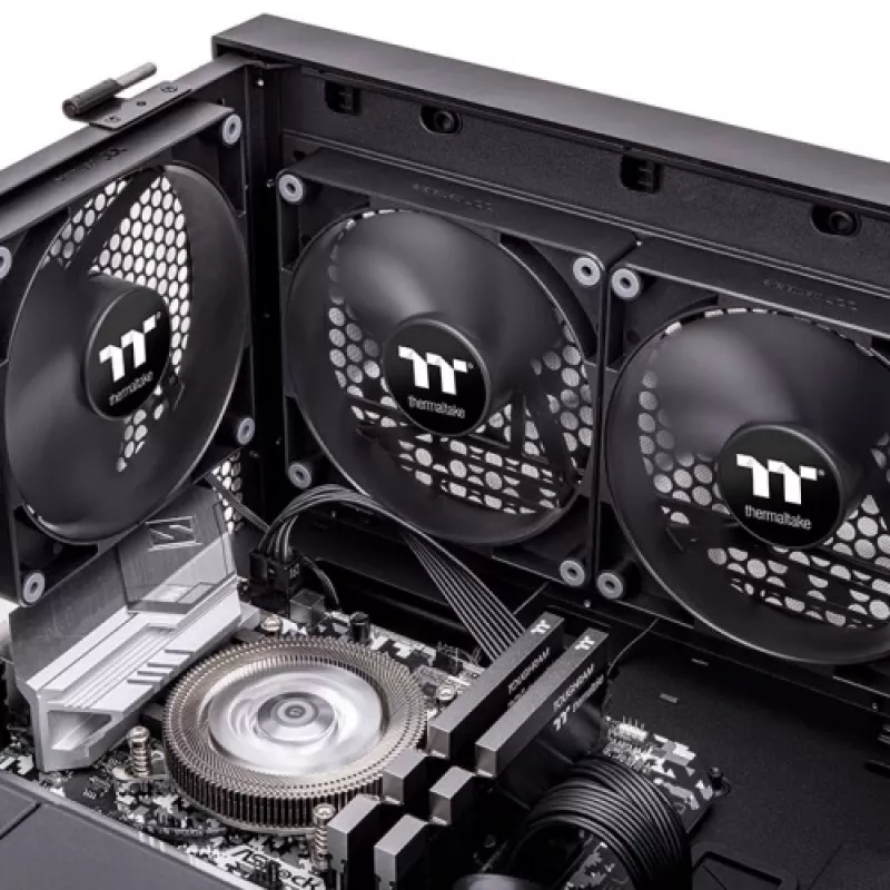 THERMALTAKE PC Cooling Fan - CT140 - 14cm - Black - 2 Pack