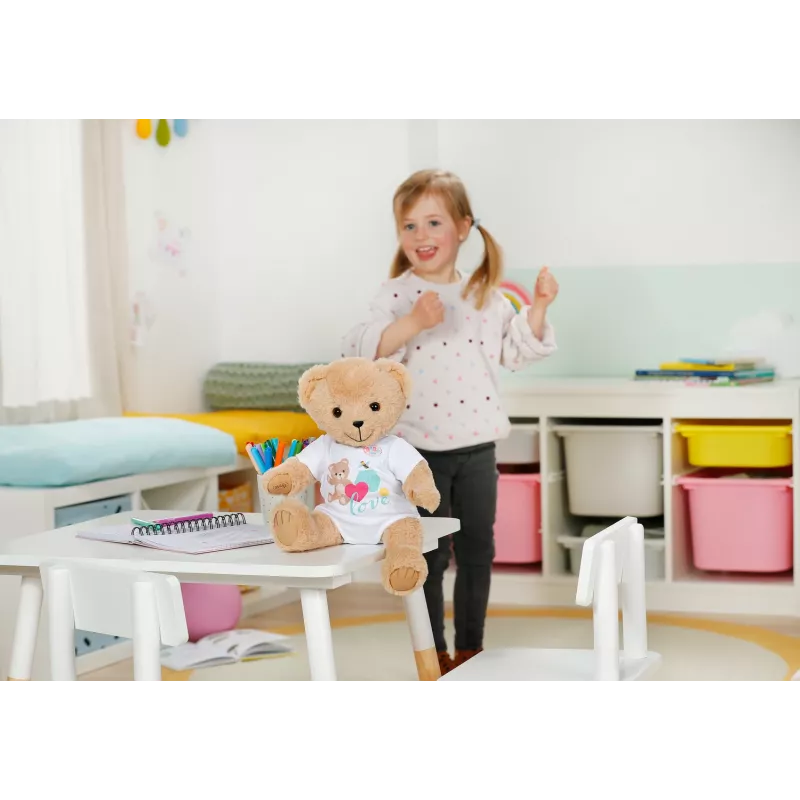 Soft toy zapf creation BABY born Singing Teddy 837962 — plush singing teddy bear for dolls