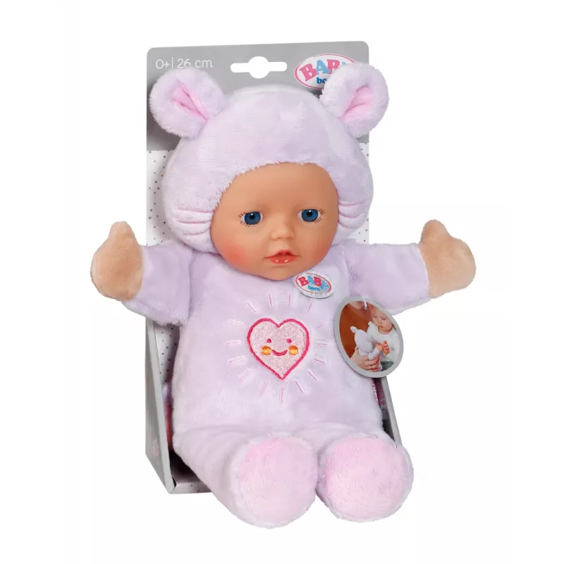 BABY born for babies Mouse 26cm, Baby doll, Gender neutral, Boy/Girl, 260 mm, Multicolour