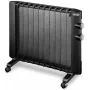 Radiator space heater De’Longhi HMP 1000, mica element, 1000 W, black, floor use, for rooms up to 60 m³