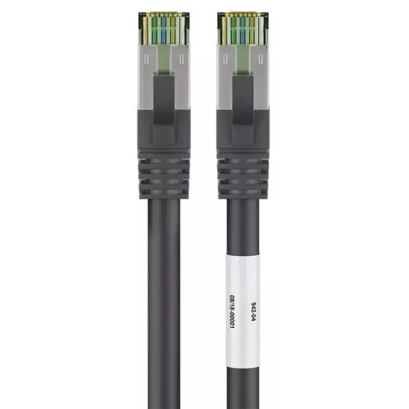 Network Cable Goobay CAT 8.1 Patch Cord RJ-45 Cat8.1 5m Black
