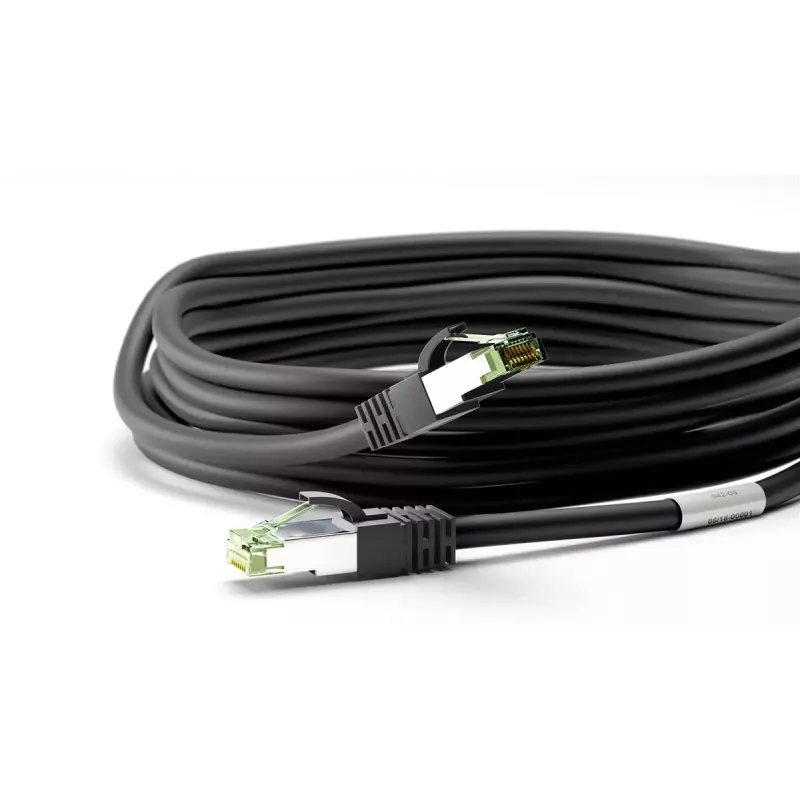 Networking Cable Wentronic 66719 Cat8.1 S/FTP 0.25m Black