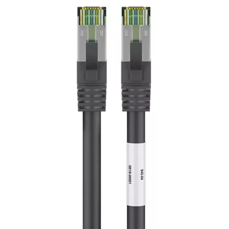 Networking Cable Wentronic 66719 Cat8.1 S/FTP 0.25m Black