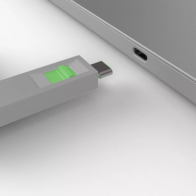Port blocker key Lindy USB Type C Port Blocker Key Pack of 4 Green