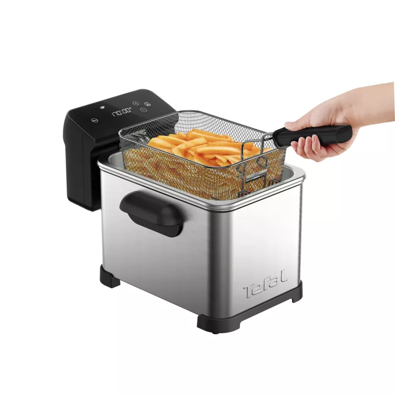 Tefal Family Pro FR507D Single 4 L Stand-alone 2400 W Deep fryer Stainless steel