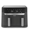 Tefal Dual Easy Fry & Grill EY905B Double 8.3 L Stand-alone 2700 W Hot air fryer Grey