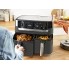 Tefal Dual Easy Fry & Grill EY905B Double 8.3 L Stand-alone 2700 W Hot air fryer Grey