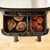Tefal Dual Easy Fry & Grill EY905B Double 8.3 L Stand-alone 2700 W Hot air fryer Grey