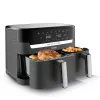 Tefal Dual Easy Fry & Grill EY905B Double 8.3 L Stand-alone 2700 W Hot air fryer Grey