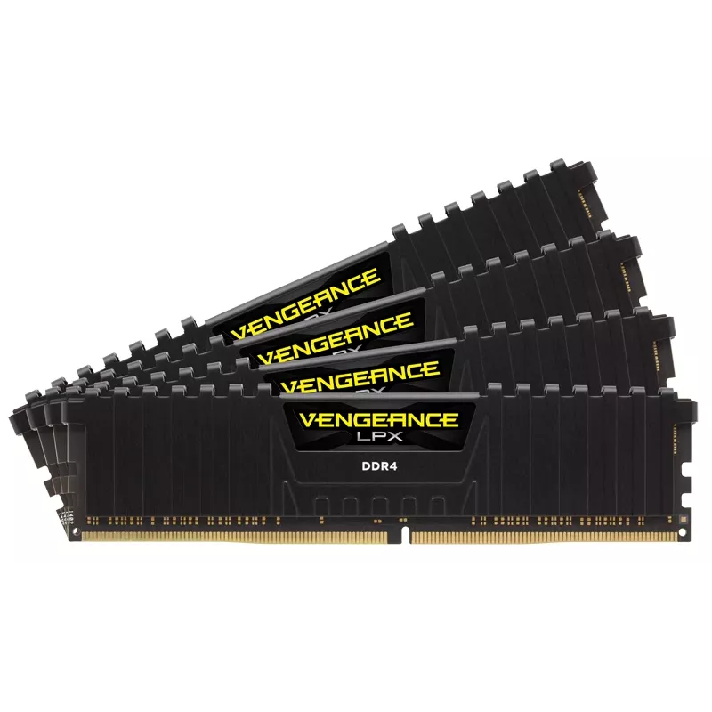 CORSAIR Memory 32GB DDR4 3200MHz Unbuffered 16-18-18-36 Vengeance Low Profilex Black