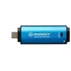 Kingston Technology IronKey 64GB USB-C Vault Privacy 50C AES-256 Encrypted, FIPS 197