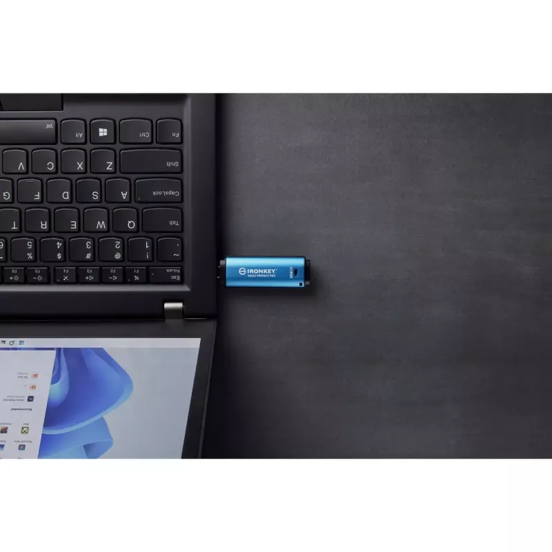 Kingston Technology IronKey 256GB USB-C Vault Privacy 50C AES-256 Encrypted, FIPS 197