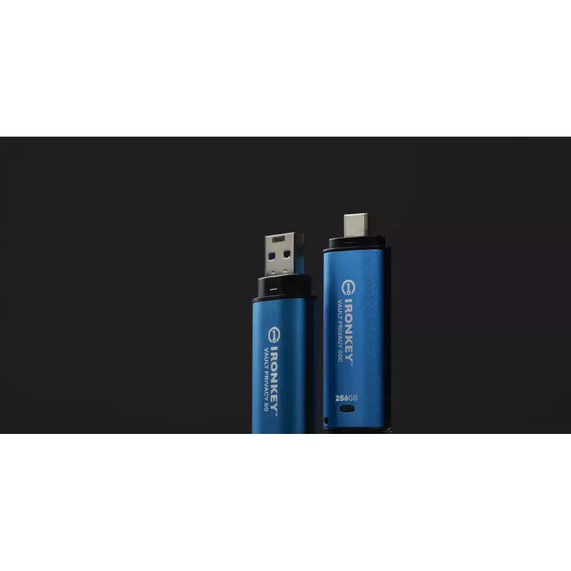Kingston Technology IronKey 256GB USB-C Vault Privacy 50C AES-256 Encrypted, FIPS 197