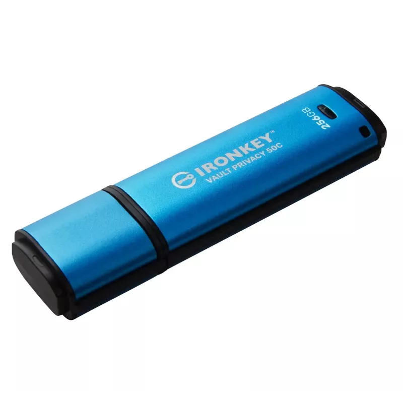 Kingston Technology IronKey 256GB USB-C Vault Privacy 50C AES-256 Encrypted, FIPS 197
