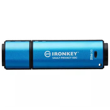 Kingston Technology IronKey 256GB USB-C Vault Privacy 50C AES-256 Encrypted, FIPS 197