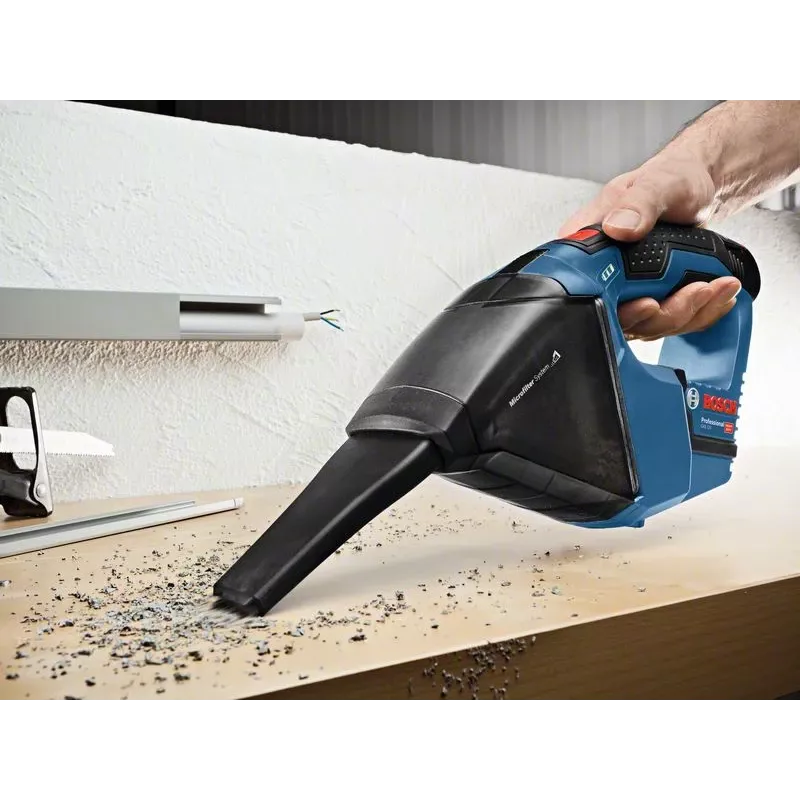 Bosch GAS 12V Professional handheld vacuum Black, Blue, Red Bagless