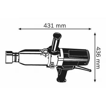 Bosch 0 601 435 103 power wrench Black, Blue 920 W