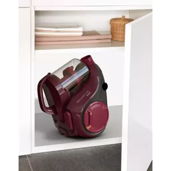 Cylinder vacuum ROWENTA Swift Power RO2933 — 750 W, bagless, burgundy/black, 4.87 kg