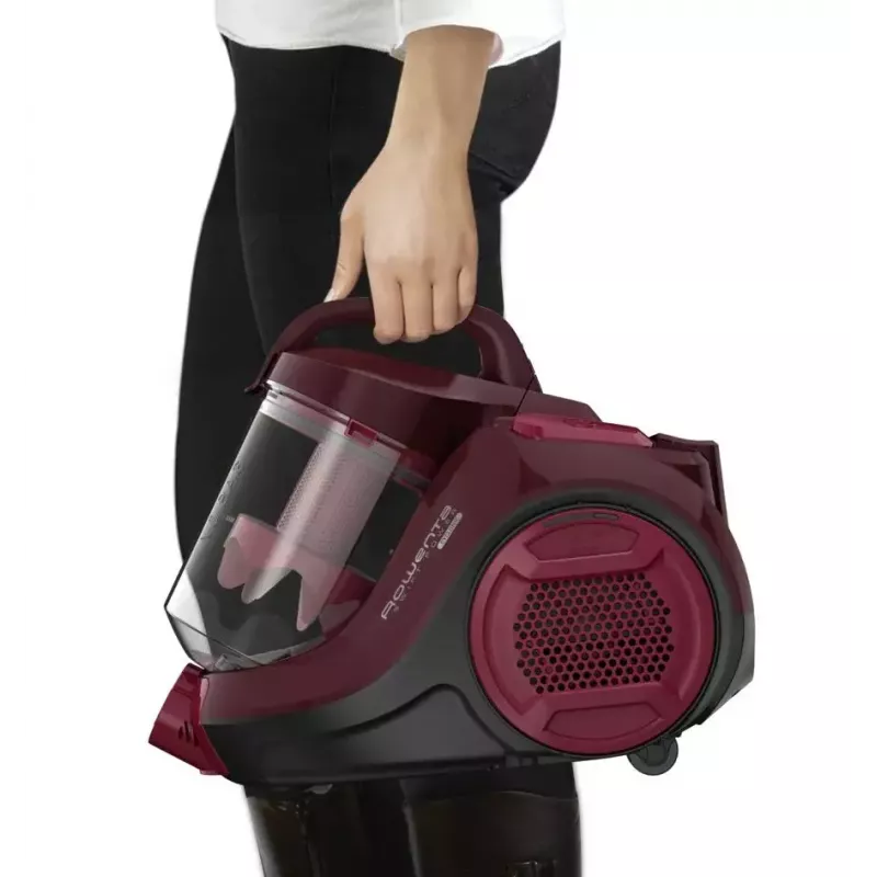 Cylinder vacuum ROWENTA Swift Power RO2933 — 750 W, bagless, burgundy/black, 4.87 kg