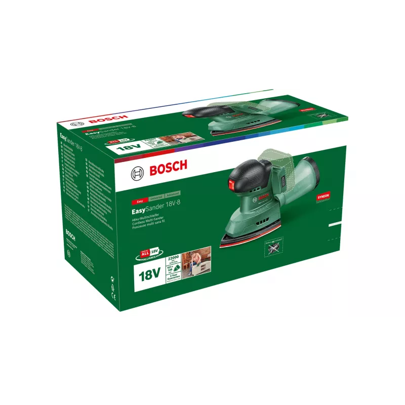 Bosch EasySander 18V-8 cordless orbital sander