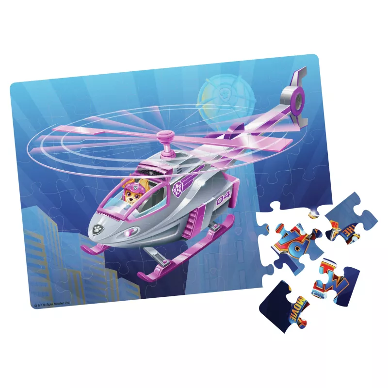 Games PAW Patrol The Movie, 48 Piece Jigsaw Puzzle for Kids Ages 4 and up, Chase