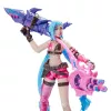 League of Legends , Dual Cities Pack w/ Exclusive Jinx, Heimerdinger, Vi, Caitlyn, and Ekko, 4-Inch Collectible Figures, Accessories, Ages 12 and Up