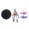 League of Legends , Dual Cities Pack w/ Exclusive Jinx, Heimerdinger, Vi, Caitlyn, and Ekko, 4-Inch Collectible Figures, Accessories, Ages 12 and Up
