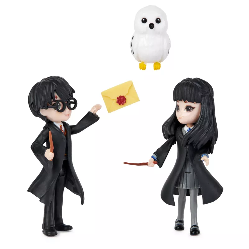 Wizarding World , Magical Minis Harry Potter and Cho Chang Friendship Set with Creature, Kids Toys for Ages 5 and up
