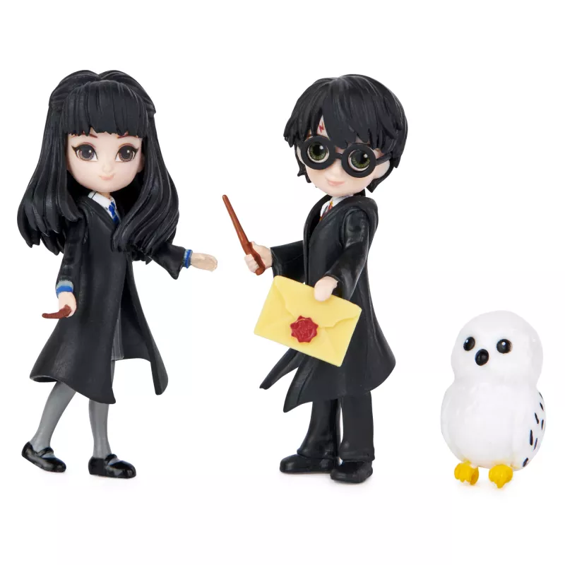 Wizarding World , Magical Minis Harry Potter and Cho Chang Friendship Set with Creature, Kids Toys for Ages 5 and up
