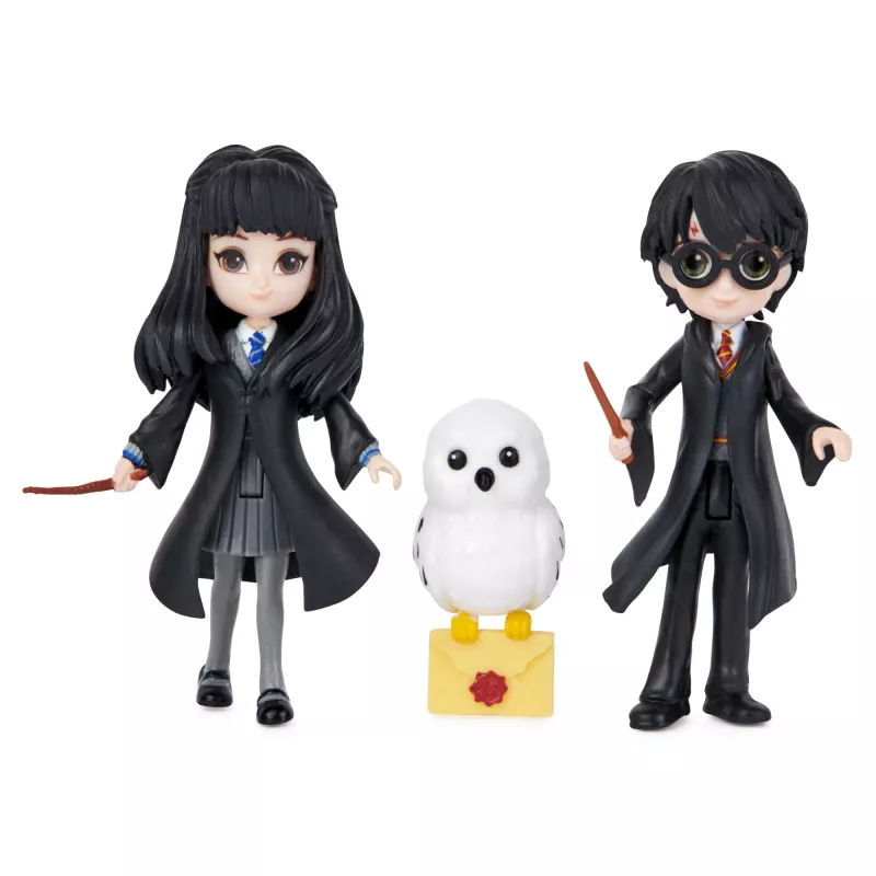 Wizarding World , Magical Minis Harry Potter and Cho Chang Friendship Set with Creature, Kids Toys for Ages 5 and up