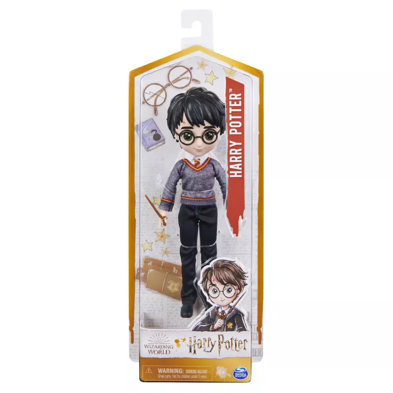 Wizarding World Harry Potter, 8-inch Harry Potter Doll, Kids Toys for Ages 5 and up