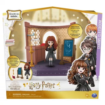 Wizarding World Harry Potter, Magical Minis Charms Classroom with Exclusive Hermione Granger Figure and Accessories, Kids Toys for Ages 5 and up