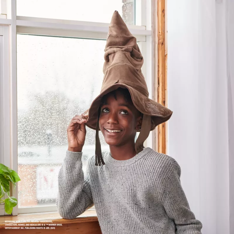 Wizarding World Harry Potter, Talking Sorting Hat with 15 Phrases for Pretend Play, Kids Toys for Ages 5 and up