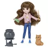 Wizarding World Harry Potter, 8-inch Brilliant Hermione Granger Doll Gift Set with 5 Accessories and 2 Outfits, Kids Toys for Ages 6 and up