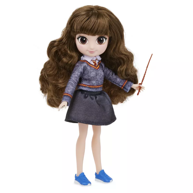Wizarding World Harry Potter, 8-inch Brilliant Hermione Granger Doll Gift Set with 5 Accessories and 2 Outfits, Kids Toys for Ages 6 and up