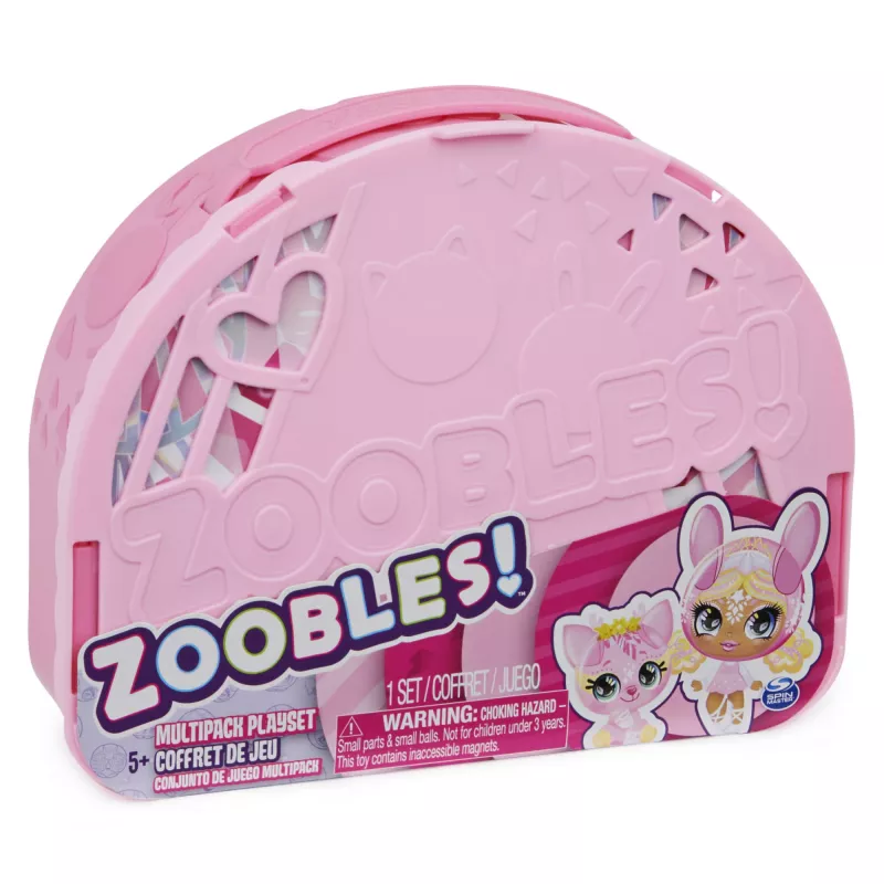 Zoobles , Dance Studio Multipack Playset and Storage Case with 3 Exclusive Transforming Collectible Figures, Kids Toys for Girls Ages 5 and up