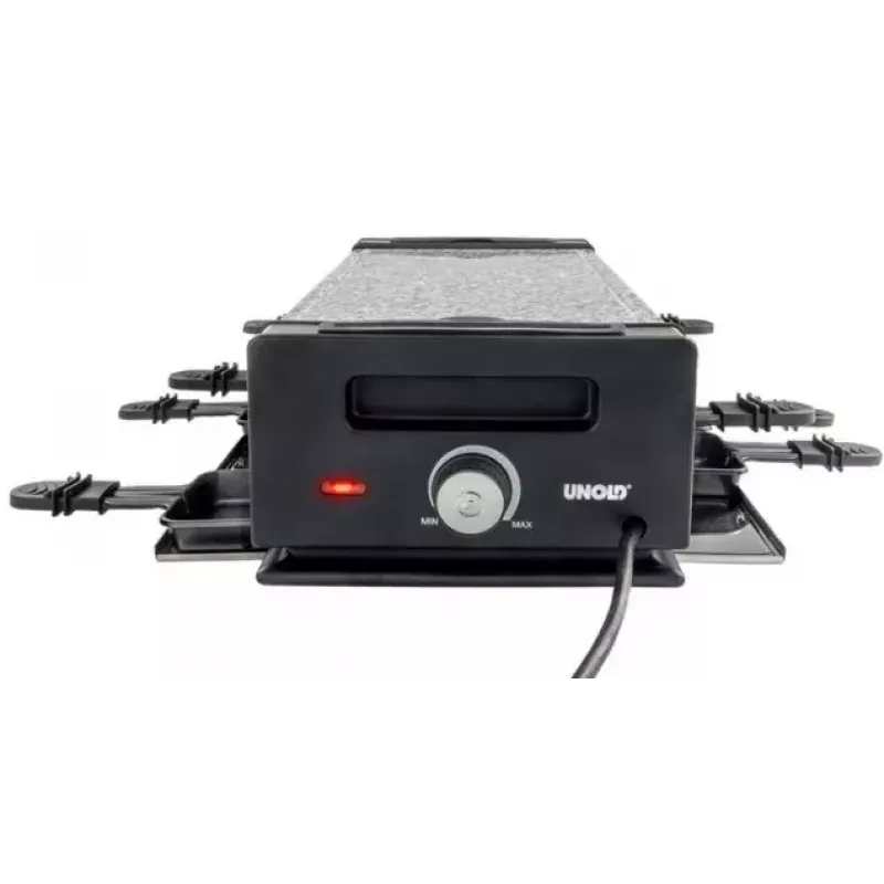 Unold 48730 raclette grill 8 person(s) 1200 W Black, Stainless steel