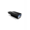 ICY BOX IB-CB003 USB 3.0 Type-C USB 3.0 Type-A Black