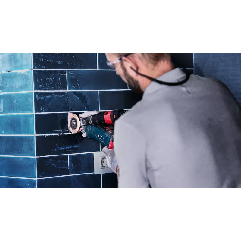 BOSCH Grout remover Expert AVZ 70 RT4 Grout + Abrasive, Ø 70 mm, saw blade 10 pieces, Carbide-RIFF, cutting width 2.5 mm