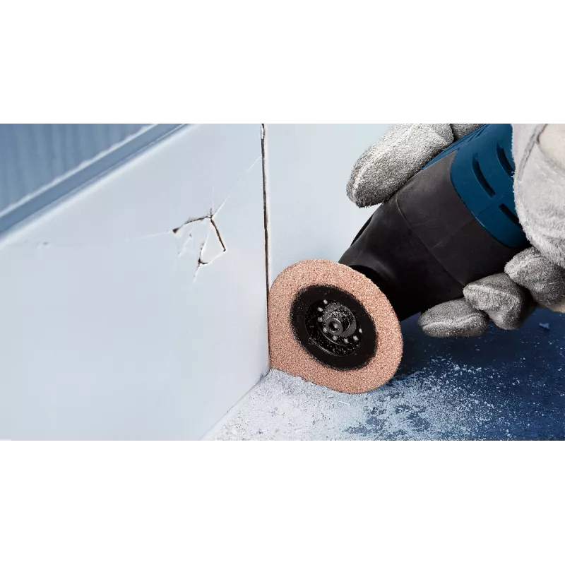 BOSCH Grout remover Expert AVZ 70 RT4 Grout + Abrasive, Ø 70 mm, saw blade 10 pieces, Carbide-RIFF, cutting width 2.5 mm