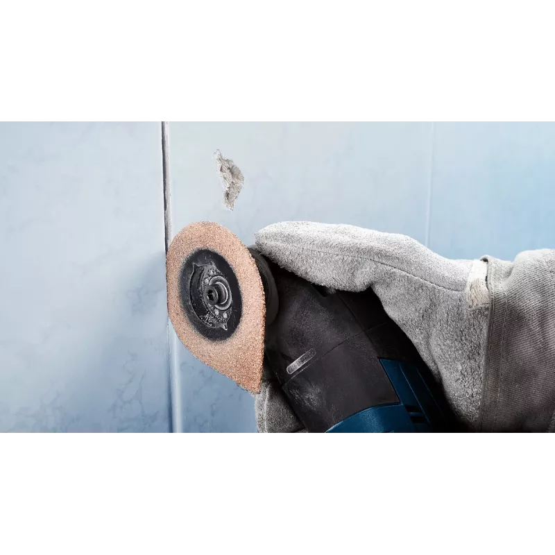 BOSCH Grout remover Expert AVZ 70 RT4 Grout + Abrasive, Ø 70 mm, saw blade 10 pieces, Carbide-RIFF, cutting width 2.5 mm